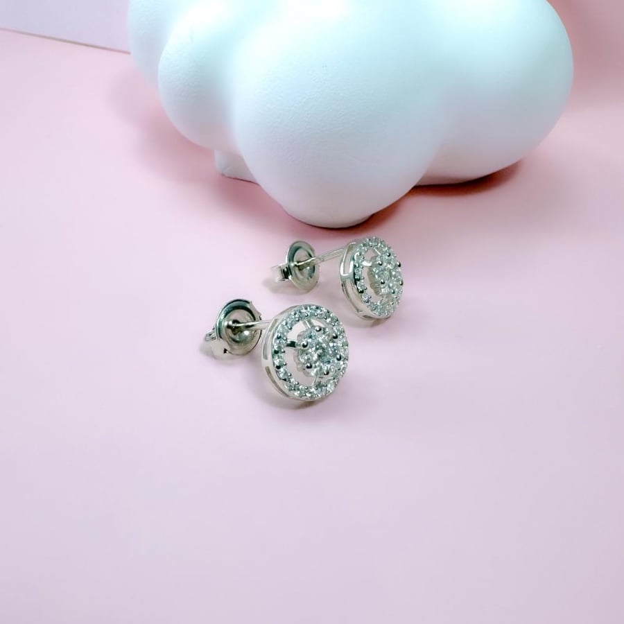 حلق فضة  925