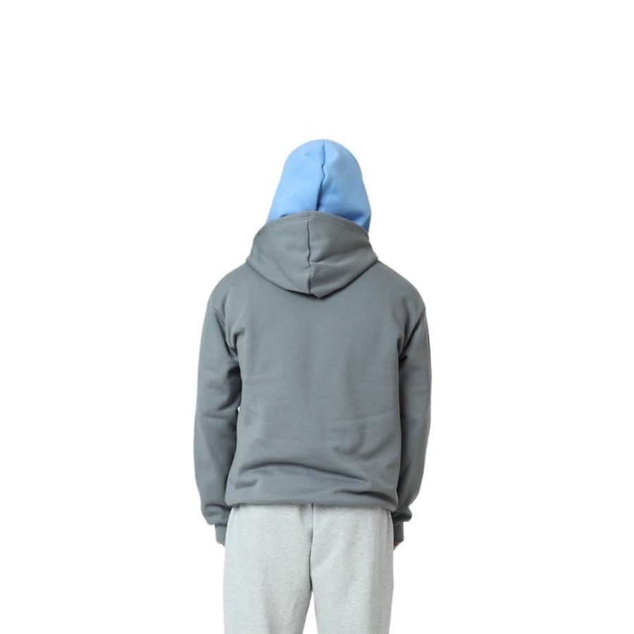 Gray & Blue Hoodie
