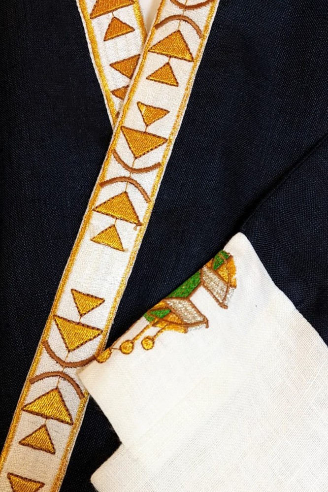 Noval Linen Abaya