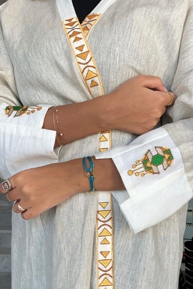 Noval Linen Abaya