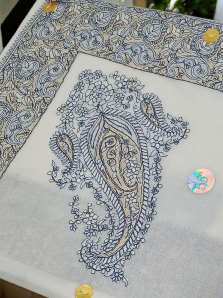 Indian Kashmiri shawl Heman number 1 materials 006