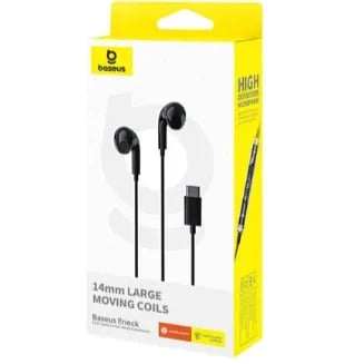 سماعات أذن سلكية من نوع Baseus Encok CZ17 Type-C | - أسود