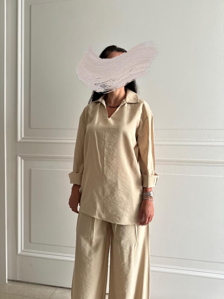 طقم بنطلون و بلوزه
