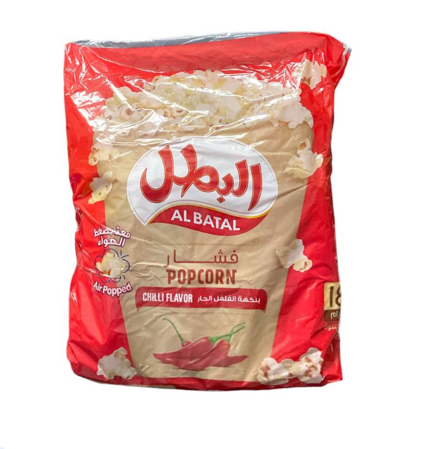 فشار البطل فلفل حار 14جم*18