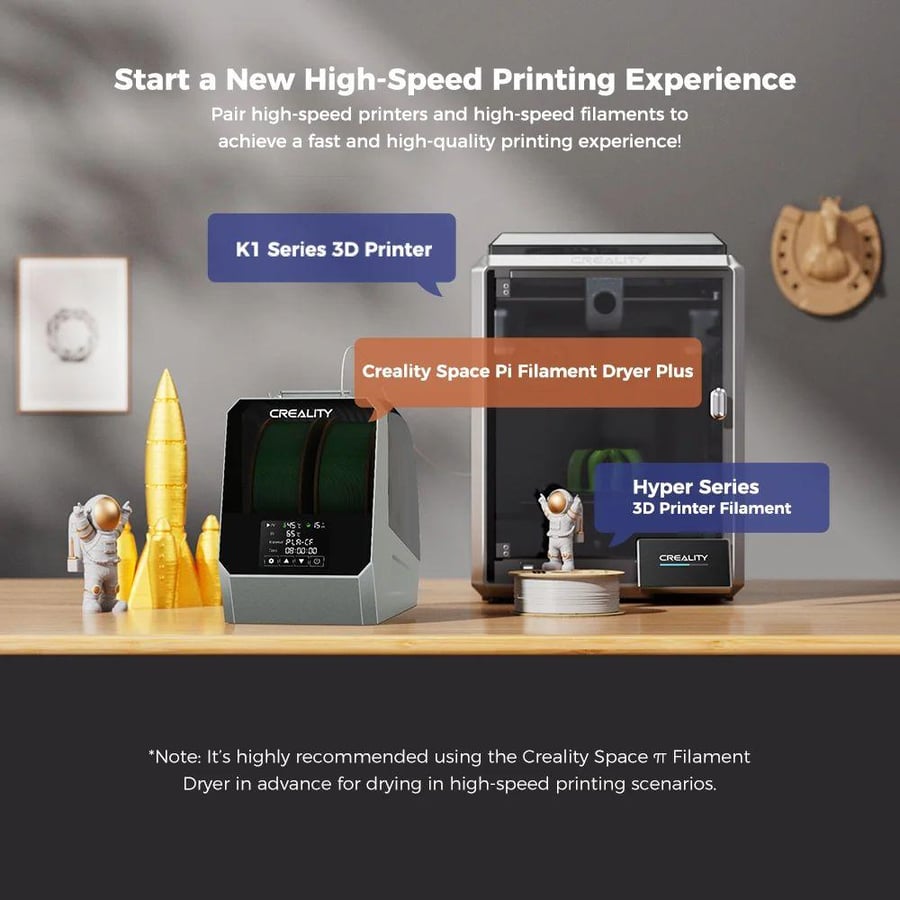 Creality Space π Plus Filament Dryer – مجفف فليمنت ثنائي