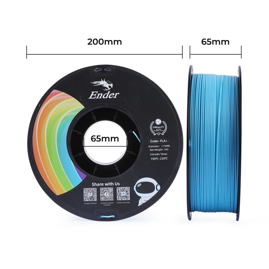 خيوط طباعة ( PLA+ Light Blue ) لون ازرق