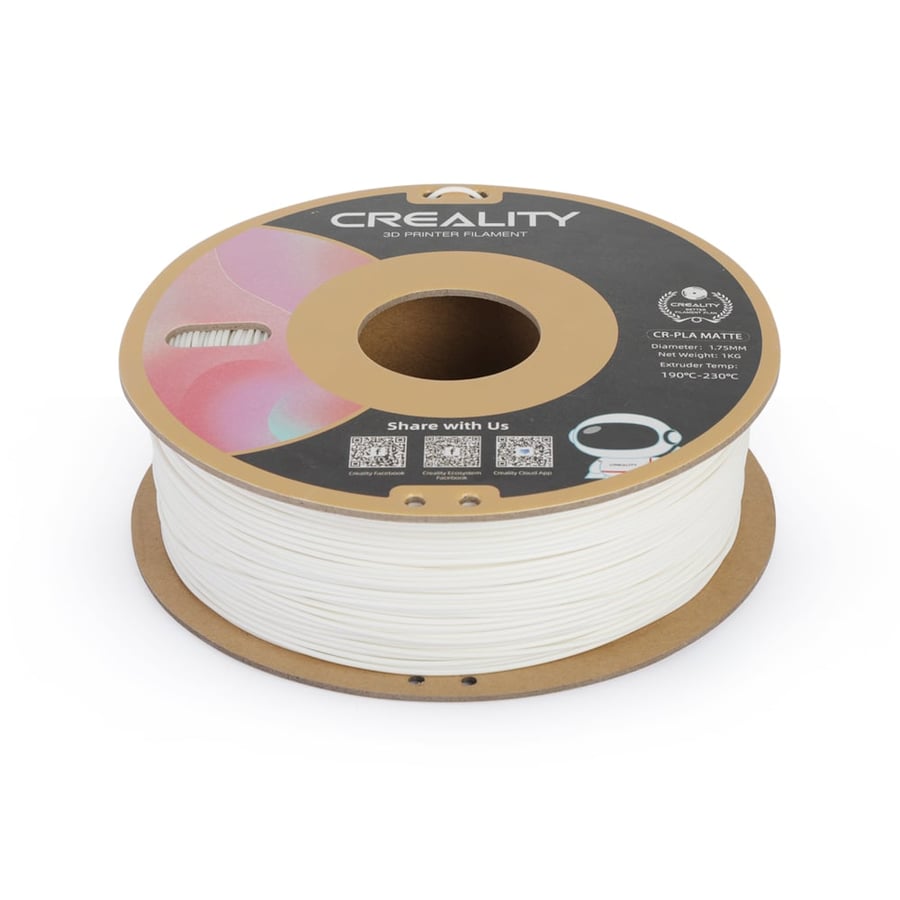 خيوط طباعة ( PLA Matte Gypsum white ) لون ابيض جبسي