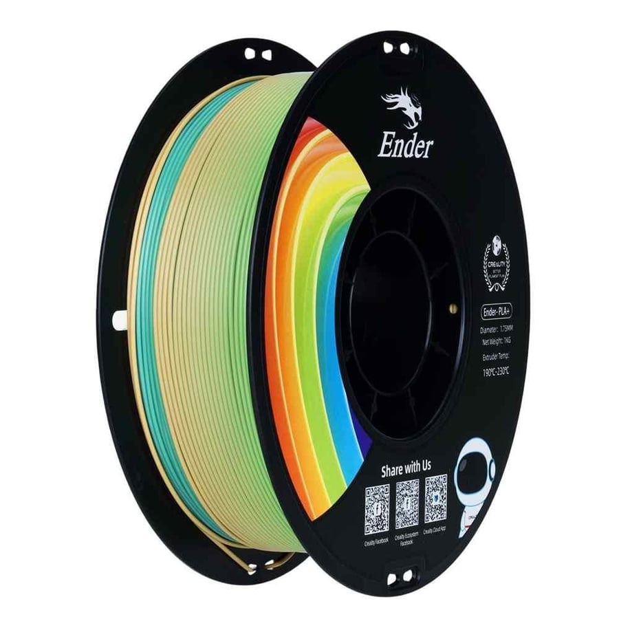 خيوط طباعة (PLA+ Rainbow ) لون قوس قزح