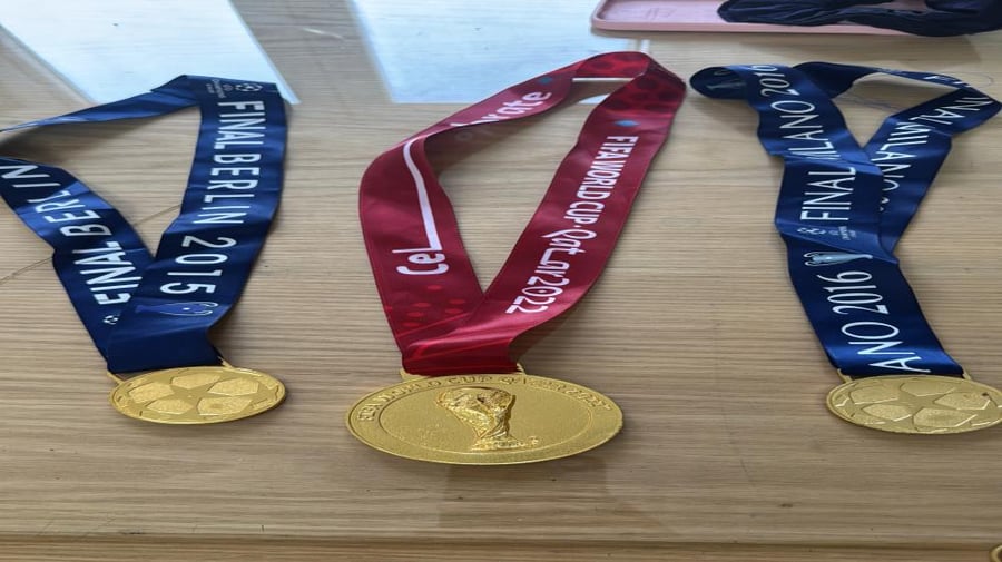الميدالية الذهبية لمونديال قطر 2022