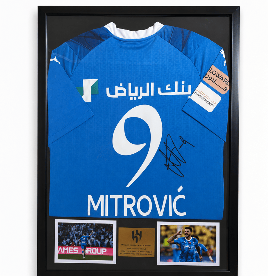 تيشيرت ميتروفيتش بتوقيعه مع الهلال موسم 2024 بإطار