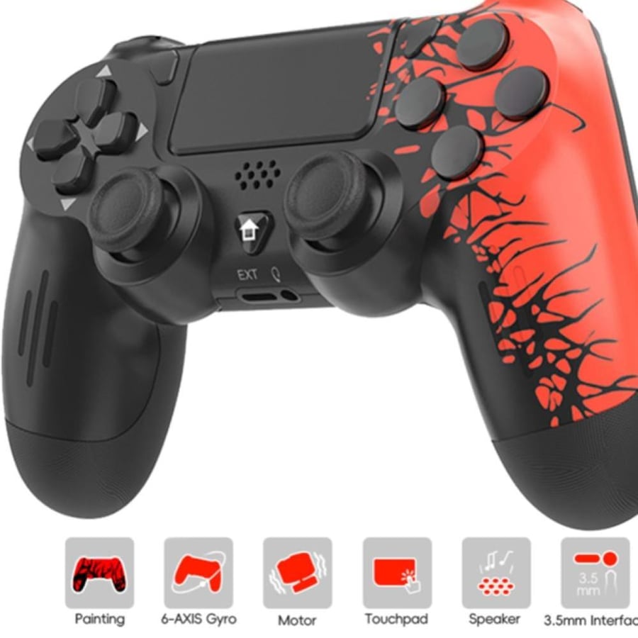 يدة تحكم بلوتوث متوافقة PS4 - Bluetooth Controller for PS4