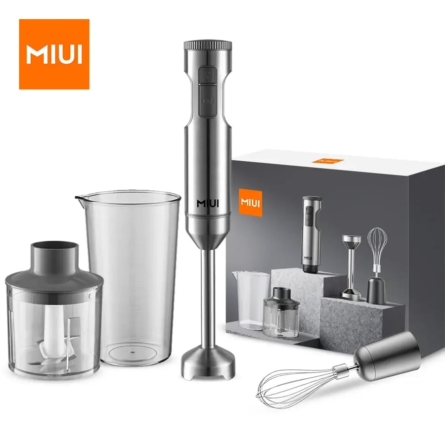 خلاط يدوي كهربائي MIUI على محرك نحاسي قوي بقدرة 1000 واط.