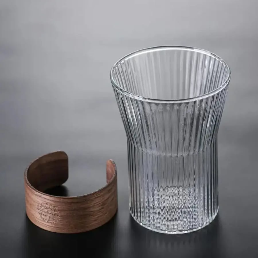 كوب قهوة زجاجي ياباني 350ML