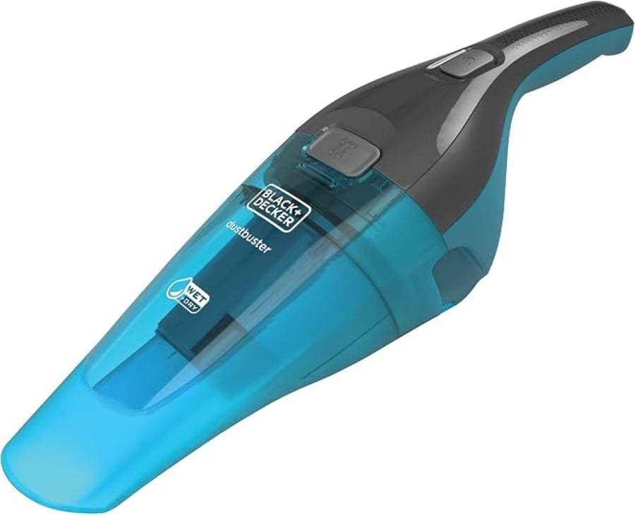 مكنسة BLACK+DECKER لاسلكية 2 في 1 – شفط جاف ورطب مع بطارية قابلة للشحن