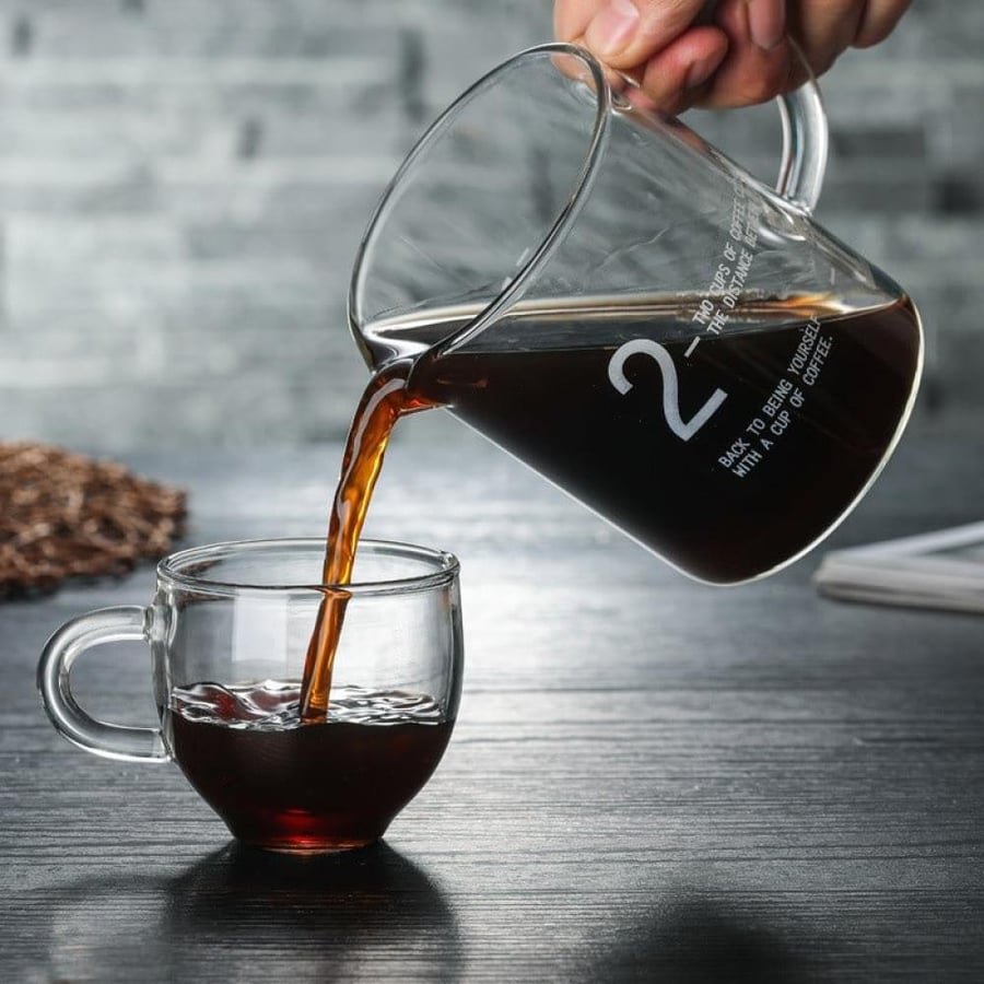 سيرفر قهوة V60 مخصص 450 مل بجودة عالية