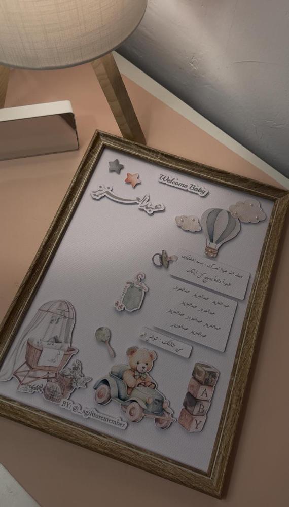 لوحة مواجيب - تصميم حسب الطلب -