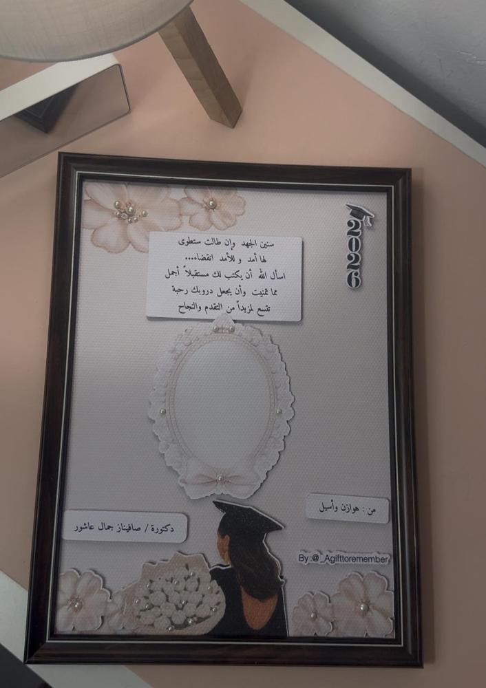 لوحة مواجيب - تصميم حسب الطلب -