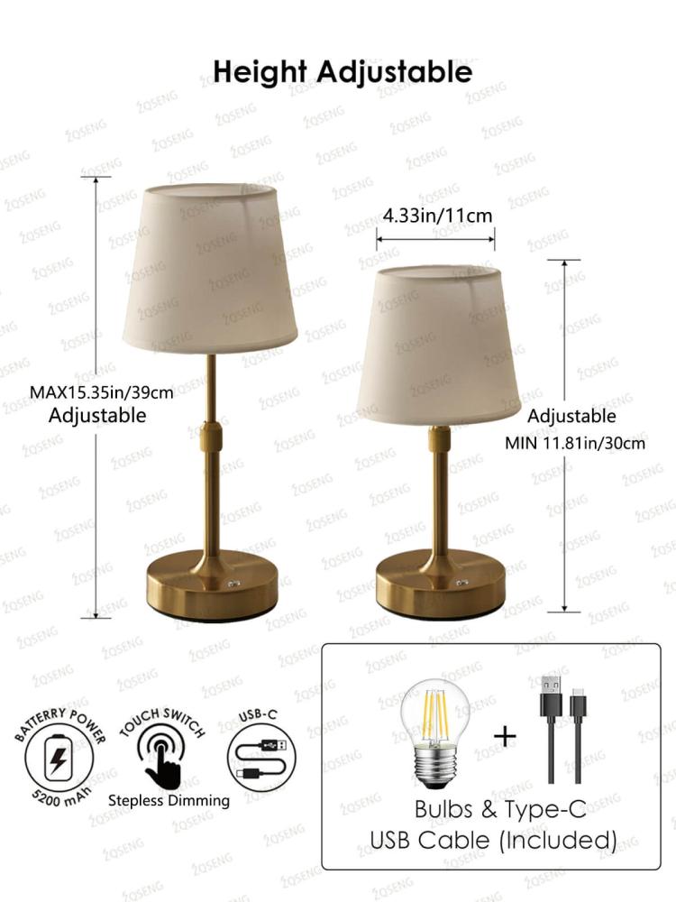 مصباح طاولة led منزلي أنيق
