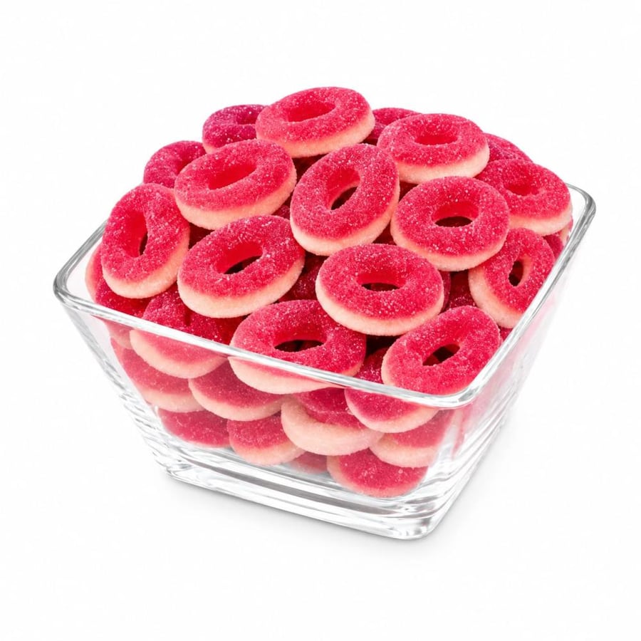 Fini - Geely strawberry rings - 1 kg