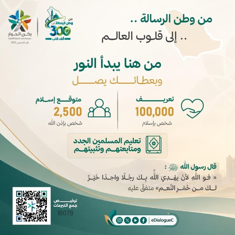 من وطن الرسالة إلى قلوب العالم
