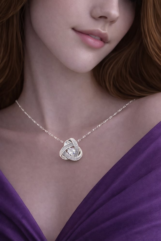 Benovo - Necklace Made Of 925 Sterling Silver With High Quality
