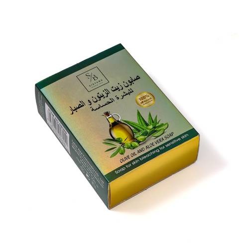 صابون زيت الزيتون والصبار للبشره الجافه sb 260