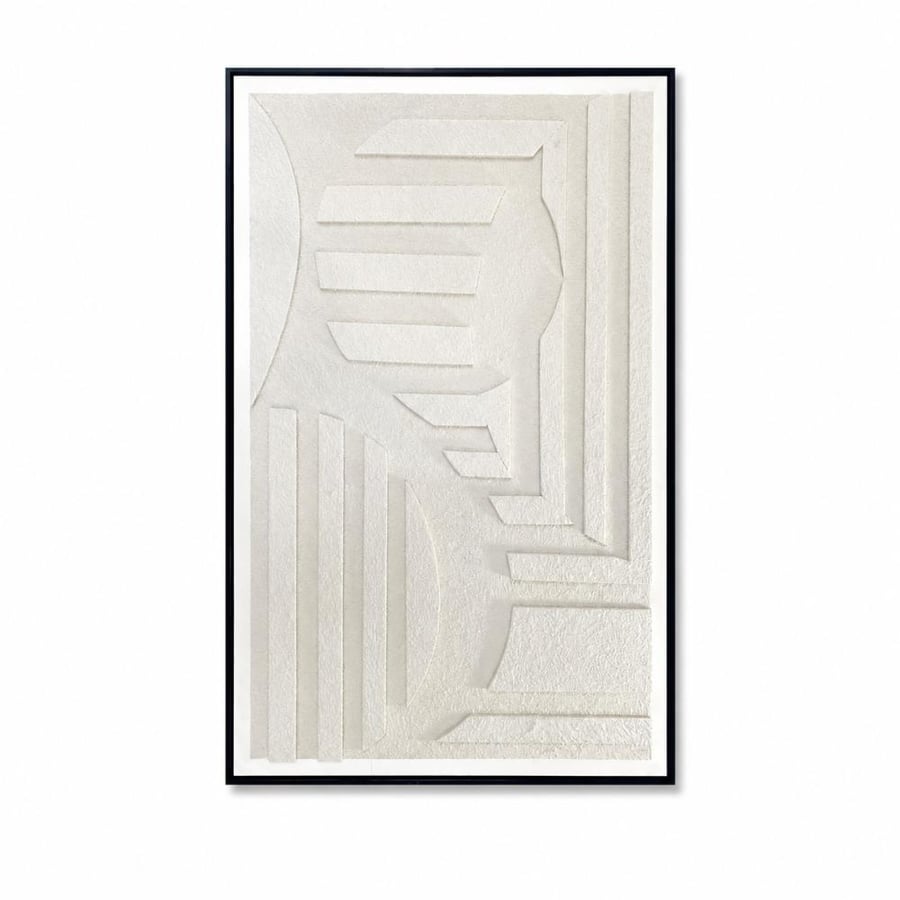 لوحة ديكور بإطار أسود مقاس 100 × 150 سم