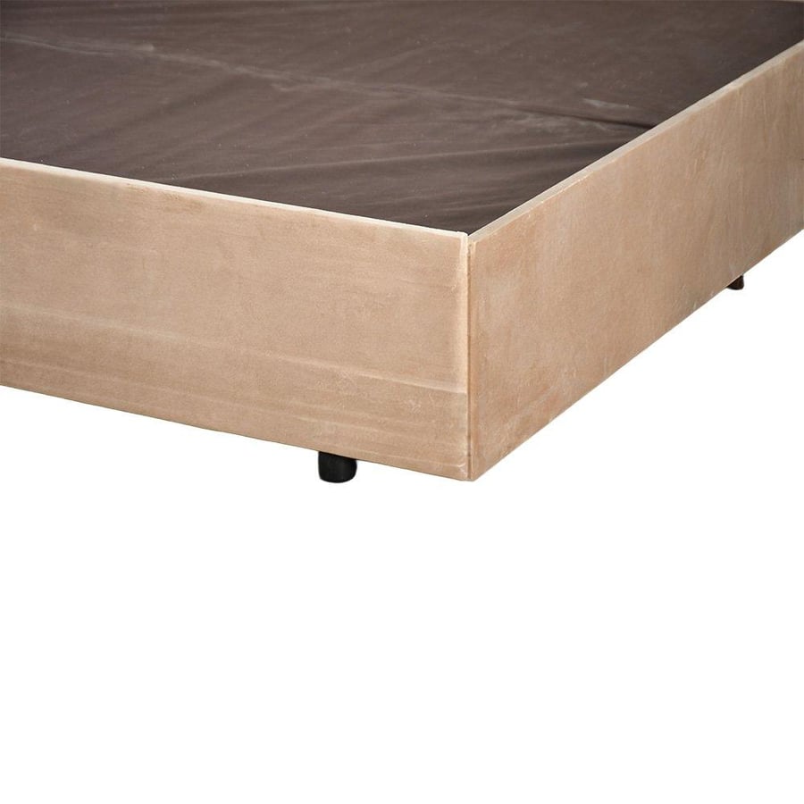Luxurious velvet upholstered wooden bed 180×200 cm