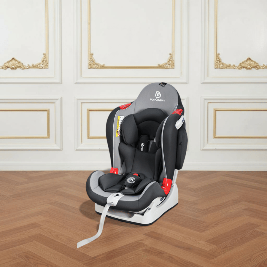 Children's car seat polyester with reinforced plastic frame