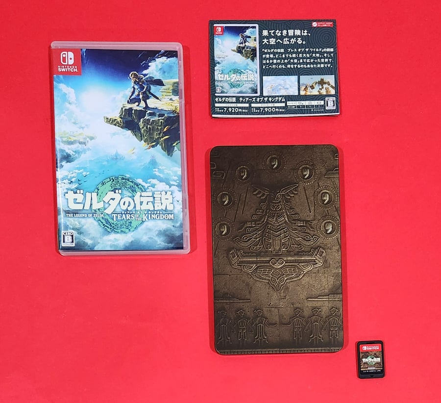 The Legend of Zelda Tears of the Kingdom + Steelbook