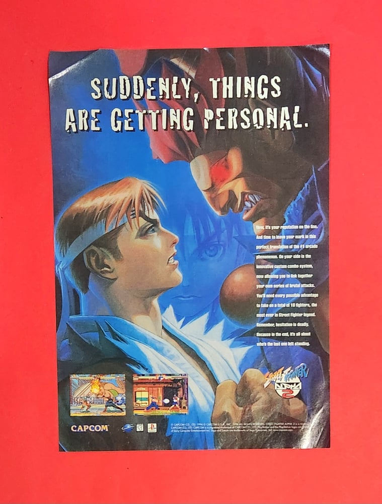 Street Fighter 2 Alpha Magazine Commertial