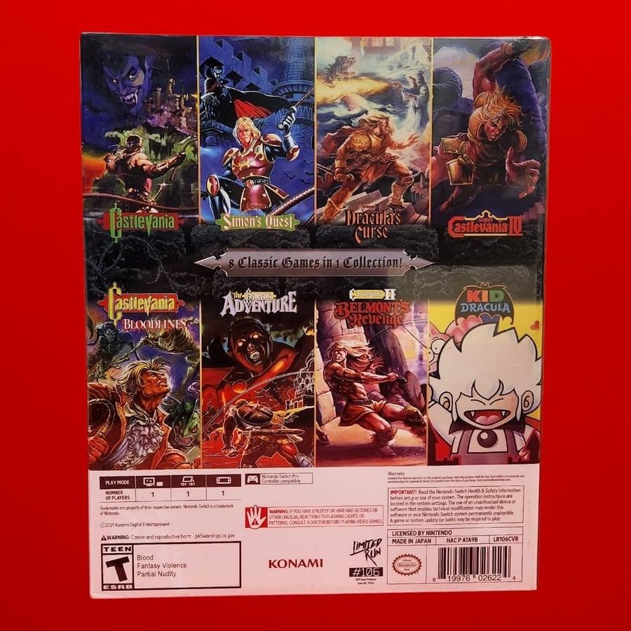 Castlevania Anniversary Collection from Limited Run