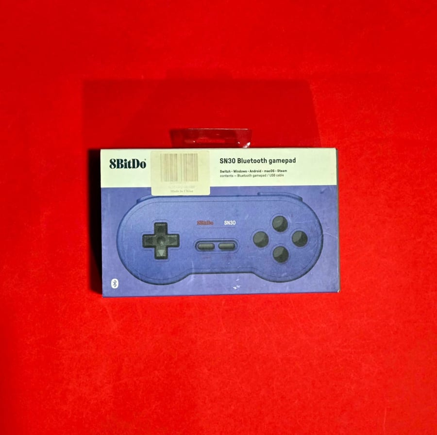 8BitDo SN30 Bluetooth Gamepad-Blue