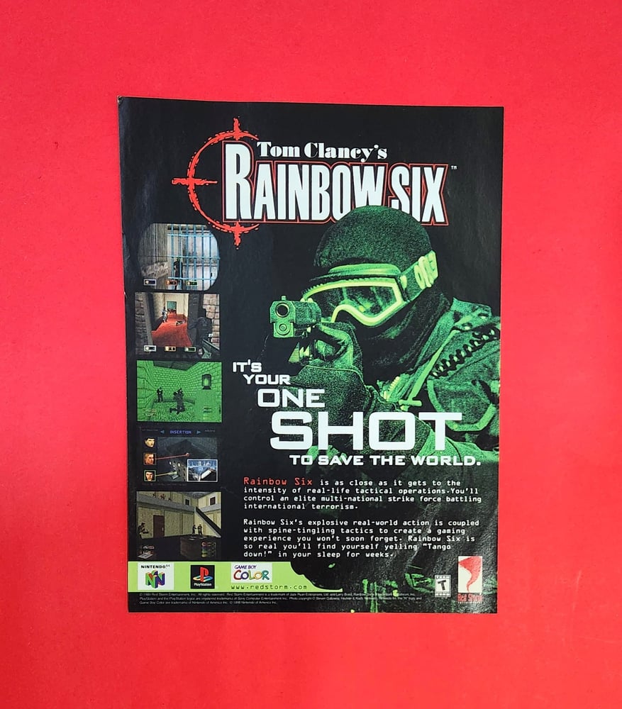 Tom Clancy's Rainbiw SixA4 Magazine Commercial