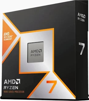 معالج رايزن AMD Ryzen 7 9800X3D AM5 Desktop Processor, 8 Cores & 16 Threads, Up to 5.2 GHz Max Boost Clock, Integrated AMD Radeon Graphics, 192GB Max Memory, Dual Channel, 96MB L3 Cache | 100-100001084 Tray