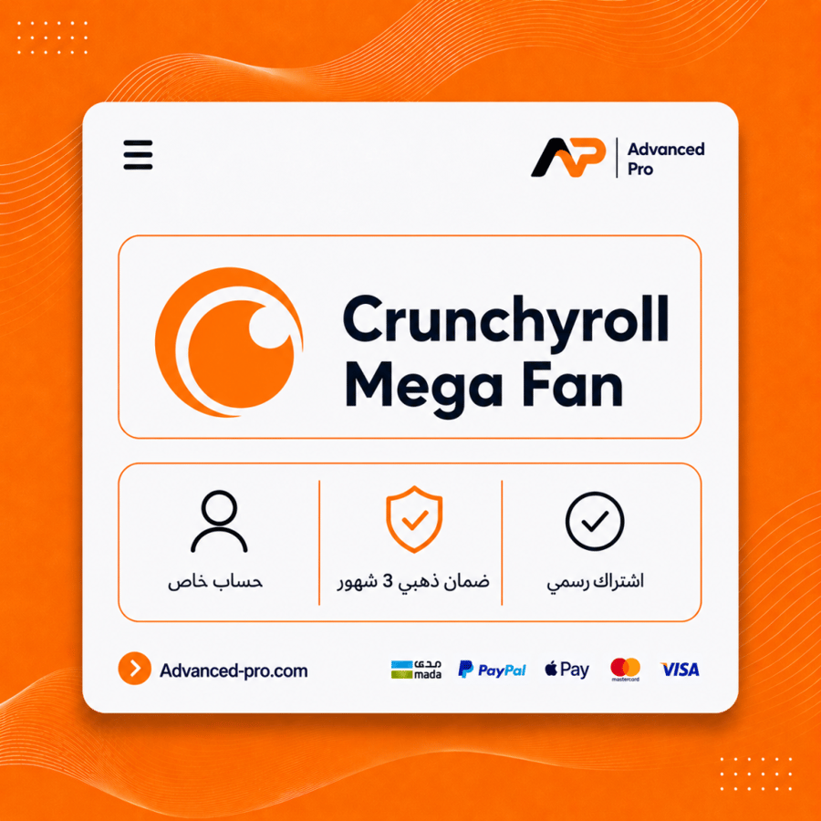 اشتراك كرانشي رول ميقا فان  6 شهور ا حساب خاص ا Crunchyroll Fan