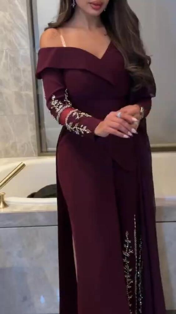 فستان سهره باربي وتطريز يدوي