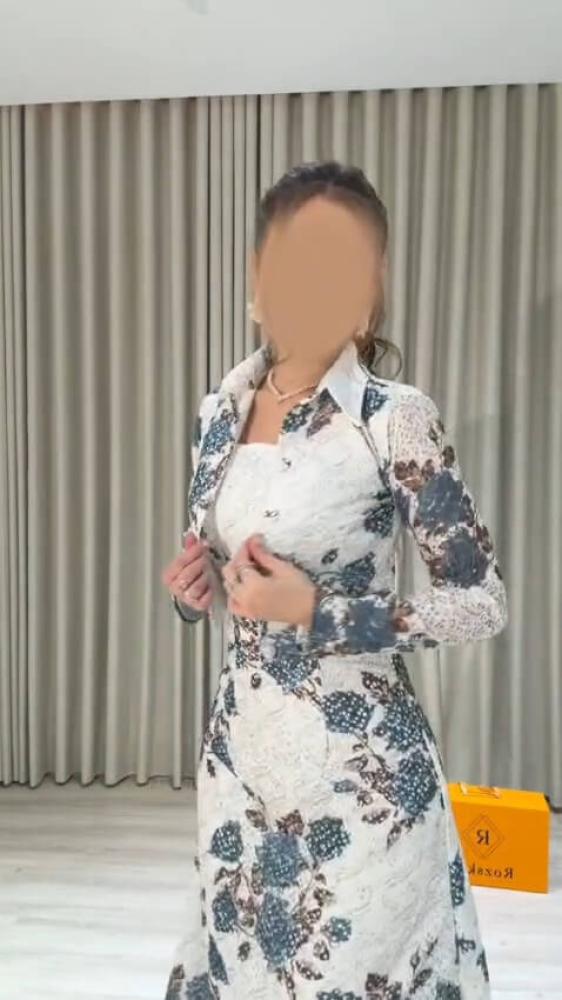 فستان برنت دانتيل فصوص بطانه باربي