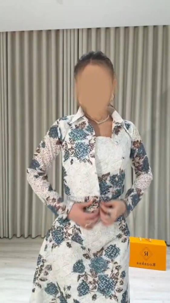 فستان برنت دانتيل فصوص بطانه باربي