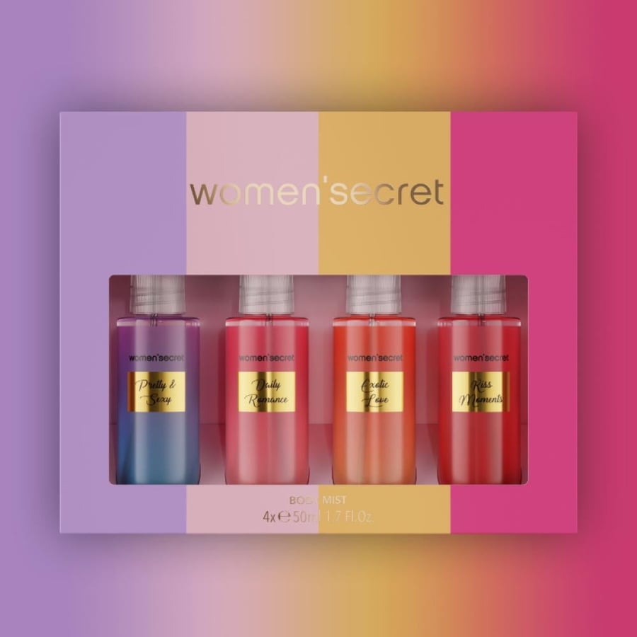ومن سيكريت مجموعة من 4 معطرات للجسم – 50مل