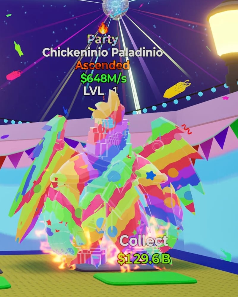 Chickeninio Paladinio بارتي ضربه