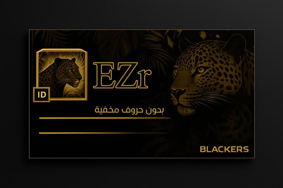 اسم (EZr) بدون أحرف مخفيه