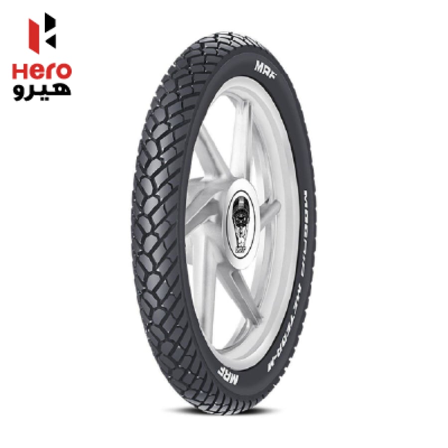 Kafr Dabab 300-18 (3.00-18) rear Hero MRF | Strong high durability tire
