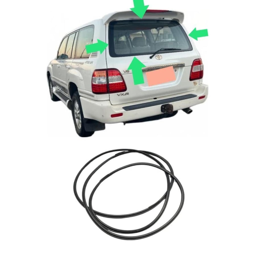 جلدة زجاج باب الشنطة لاندكروزر  LX470 موديل 98 الى 2007 خلفية لكزس اصلي