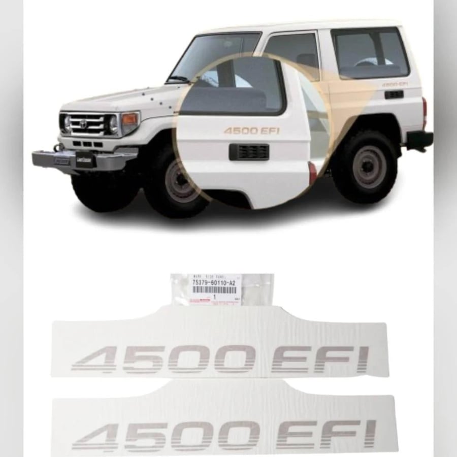 علامة 4500 لاندكروزر 98 - 2007 جيب ربع ذهبي اصلي
