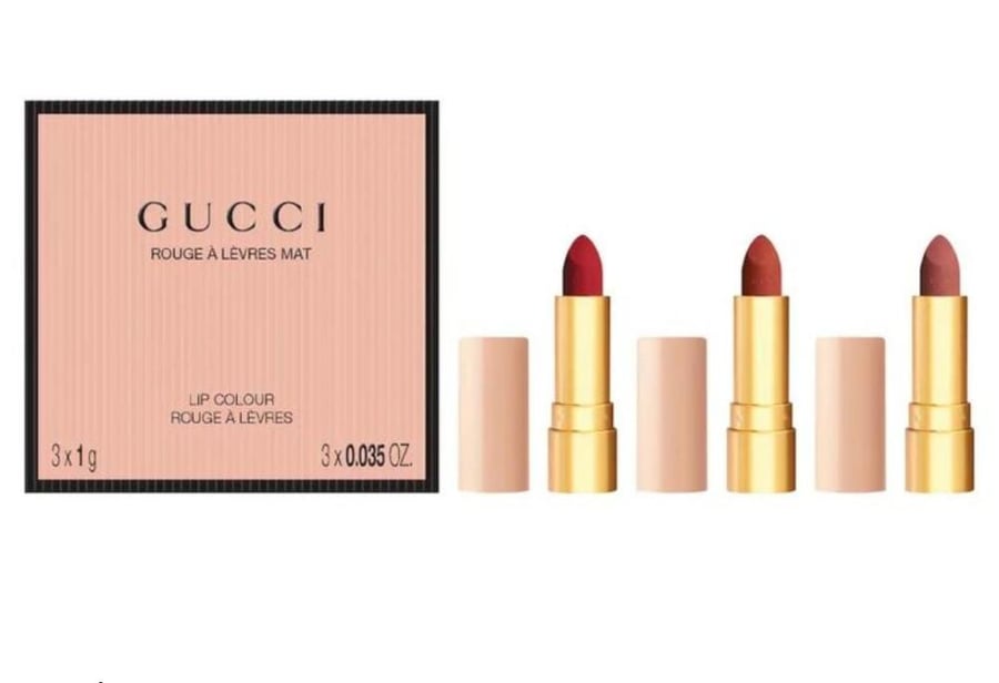 Gucci 3 lipstick package