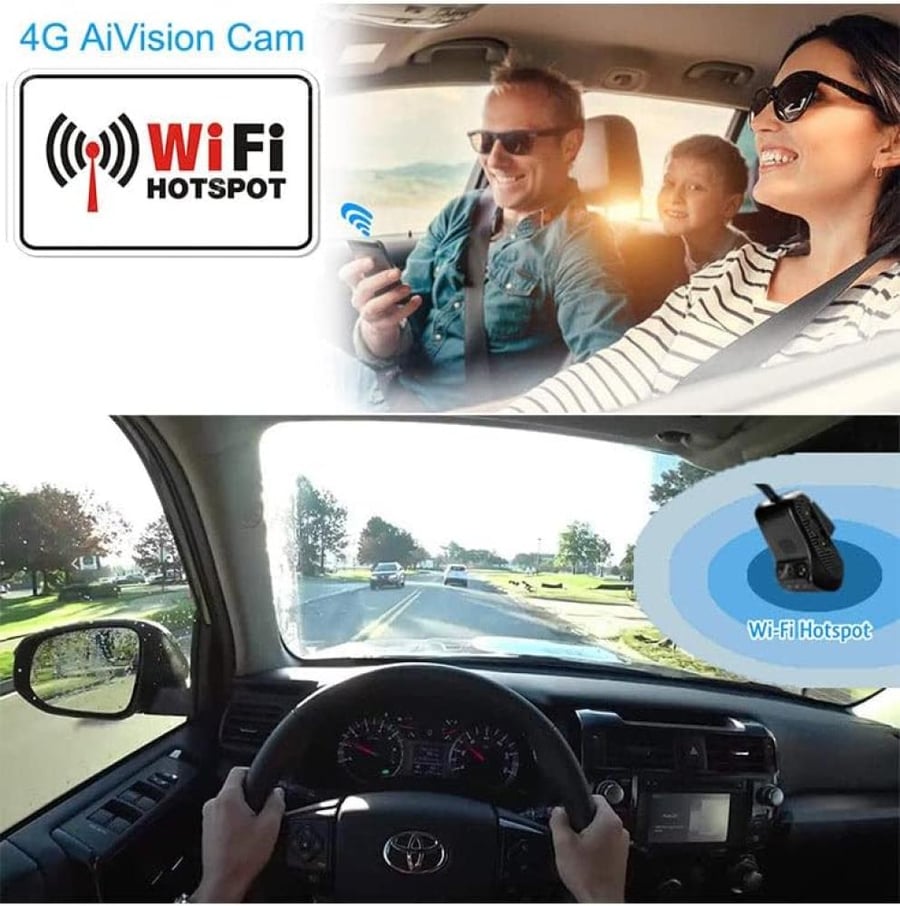 كاميرا داش كام أمامية داخلية JC400 بدقة FHD 1080P تدعم البث المباشر وشريحة