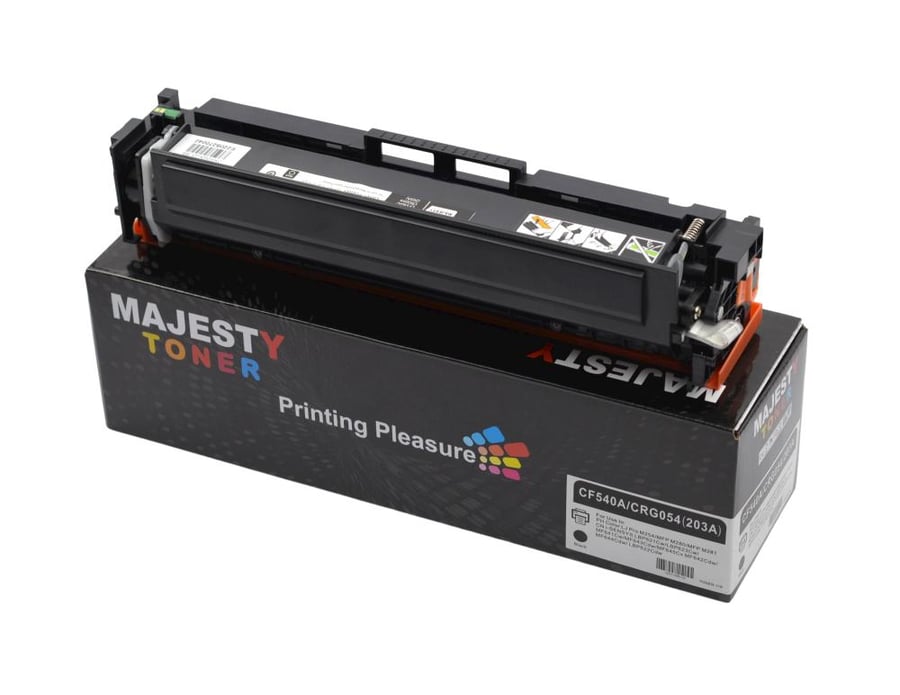 خرطوشة حبر أسود ماجيستي متوافقة مع HP 203A (CF540A) لطابعات HP Color LaserJet Pro M254, MFP M280, MFP M281