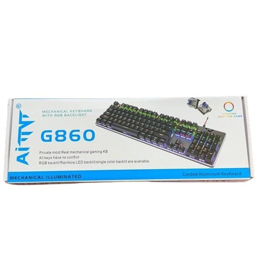 كيبورد AITTVT G860 MECHANICAL KEYBOARD