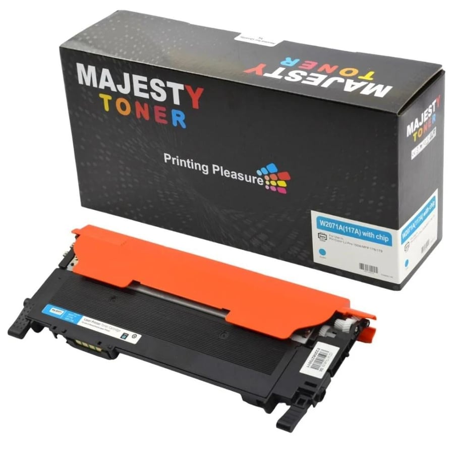 خرطوشة حبر ماجيستي W2071A (117A) سيان لطابعات HP Color Laser 150, MFP 178, MFP 179